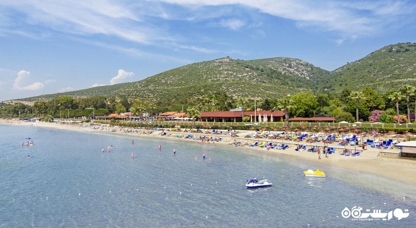 نمای ساحل اختصاصی هتل